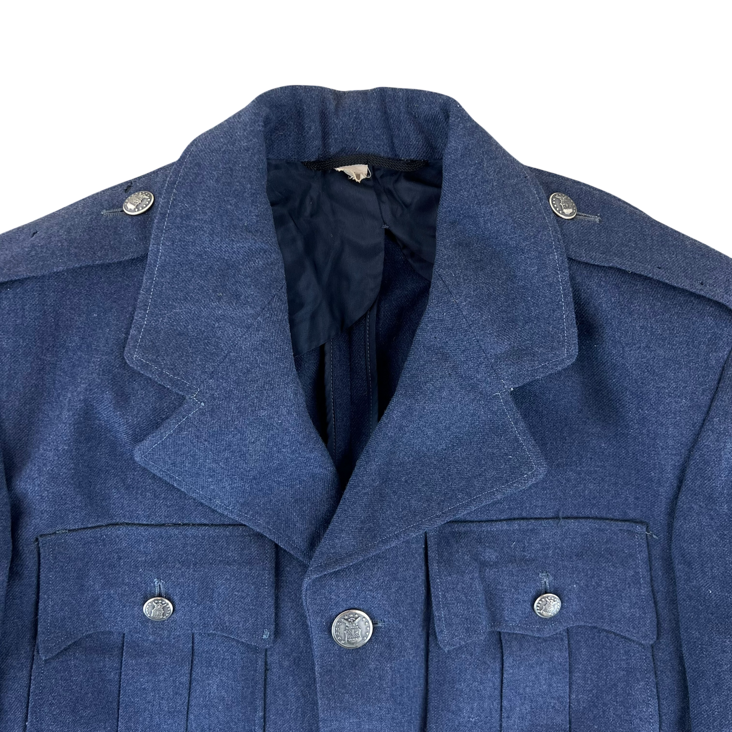 US Air Force 40's Blue Serge Service Dress Jacket - Small 35L