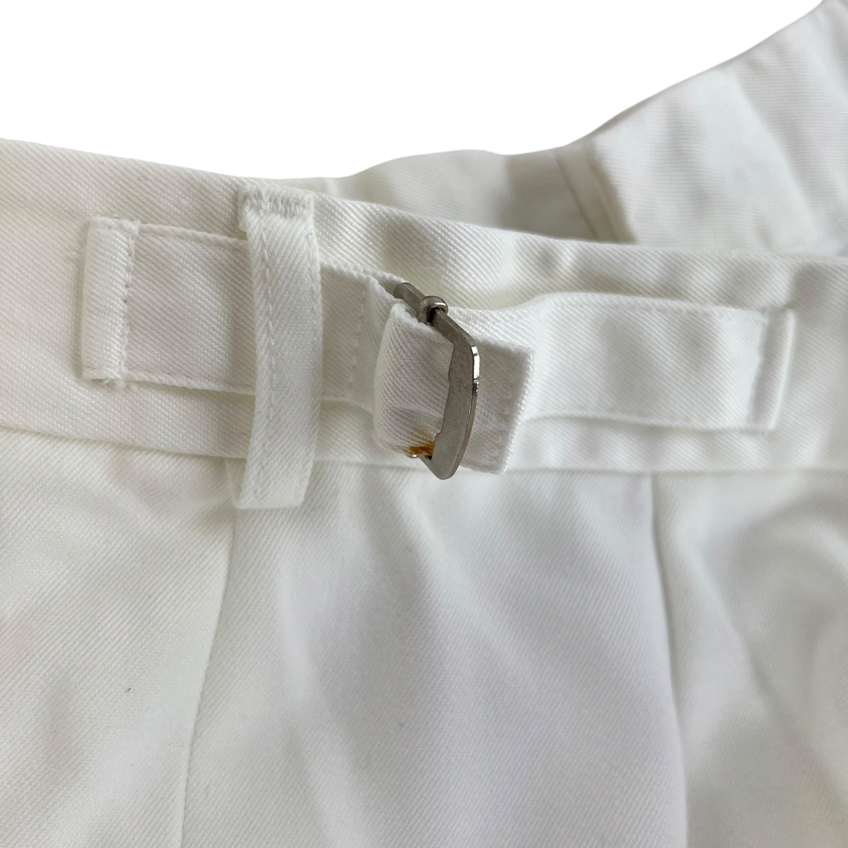 British Royal Navy Officers & Class I White Dress Trousers - W38 L30.5