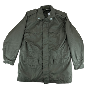 Italian Army Roma 75 Olive Green Drab Parka w/ Winter Liner - Large