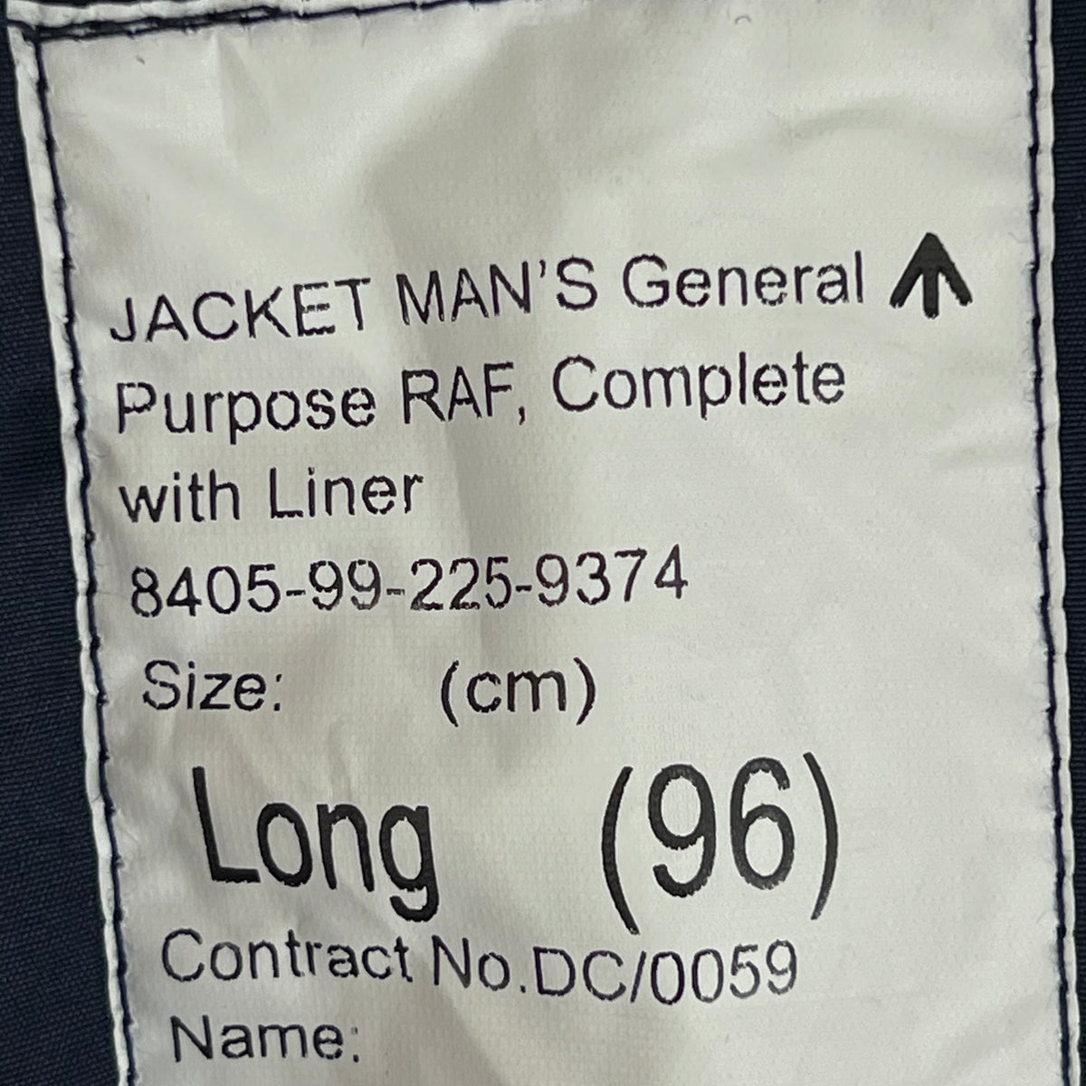 British RAF GP Bomber Jacket w/ Thermal Liner - Medium 96L