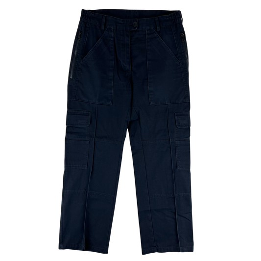 British Police Women's MoD Black Utility Trousers - W31 L27