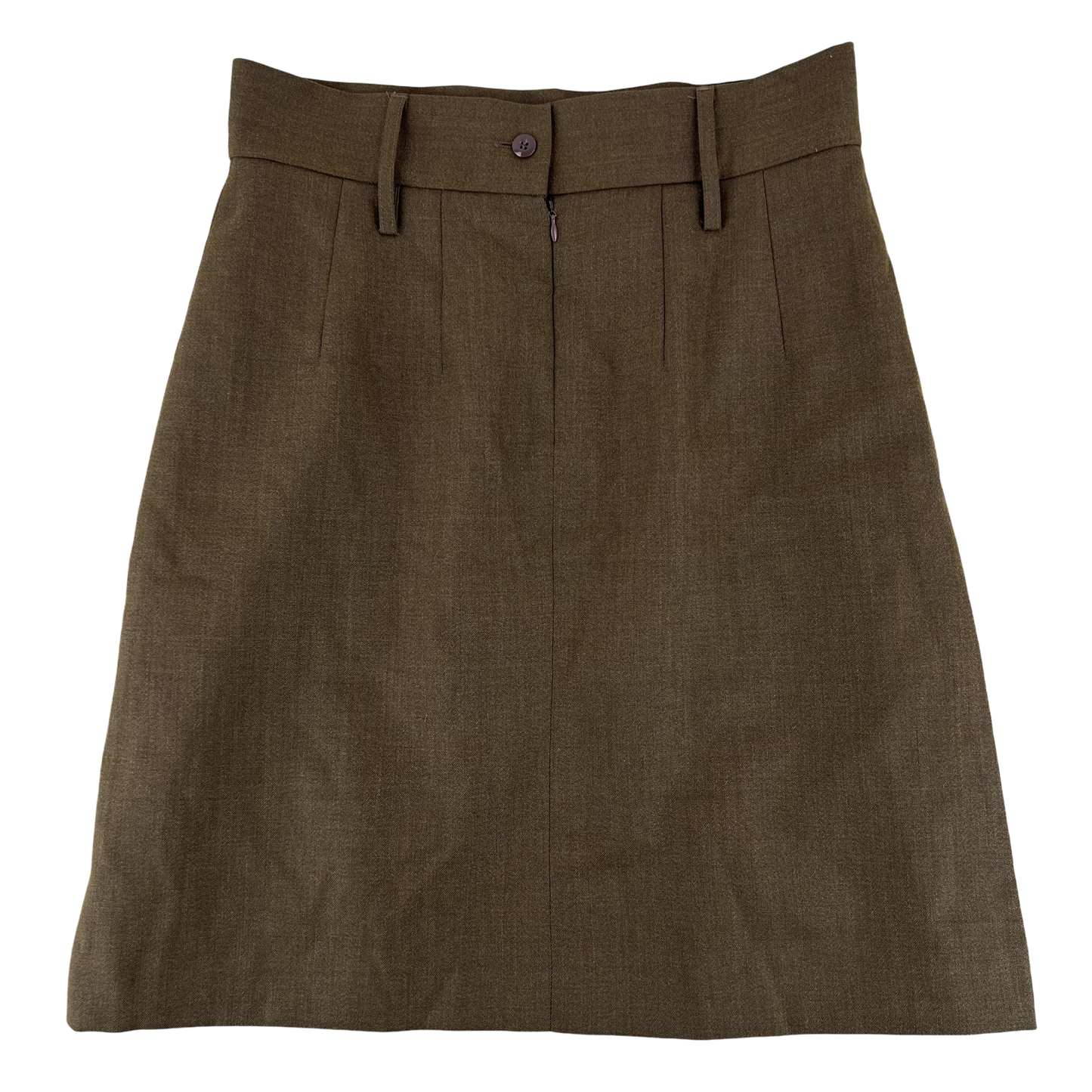 British Army Women's Barracks Brown FAD No. 2 Dress Skirt - W32 L23.5