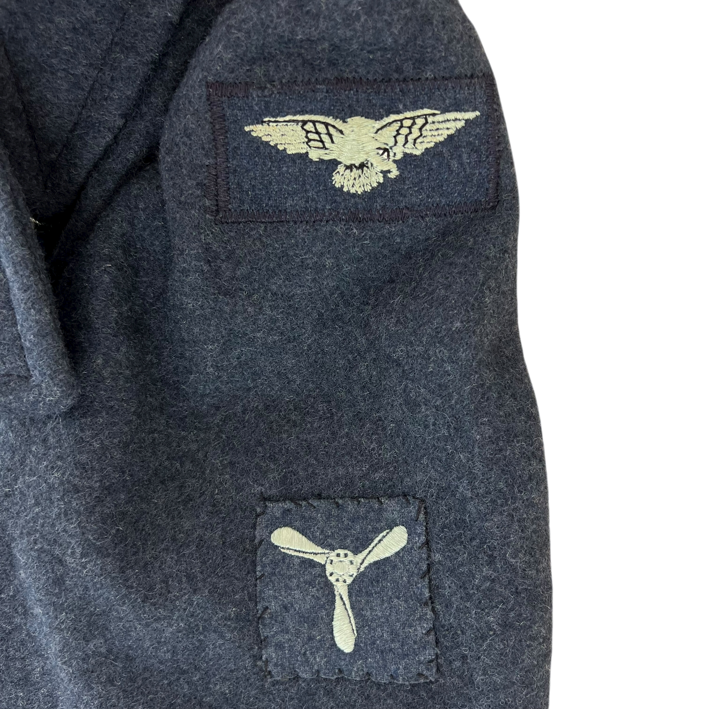 British RAF 60's New Pattern Wool Greatcoat - Medium SIZE 10