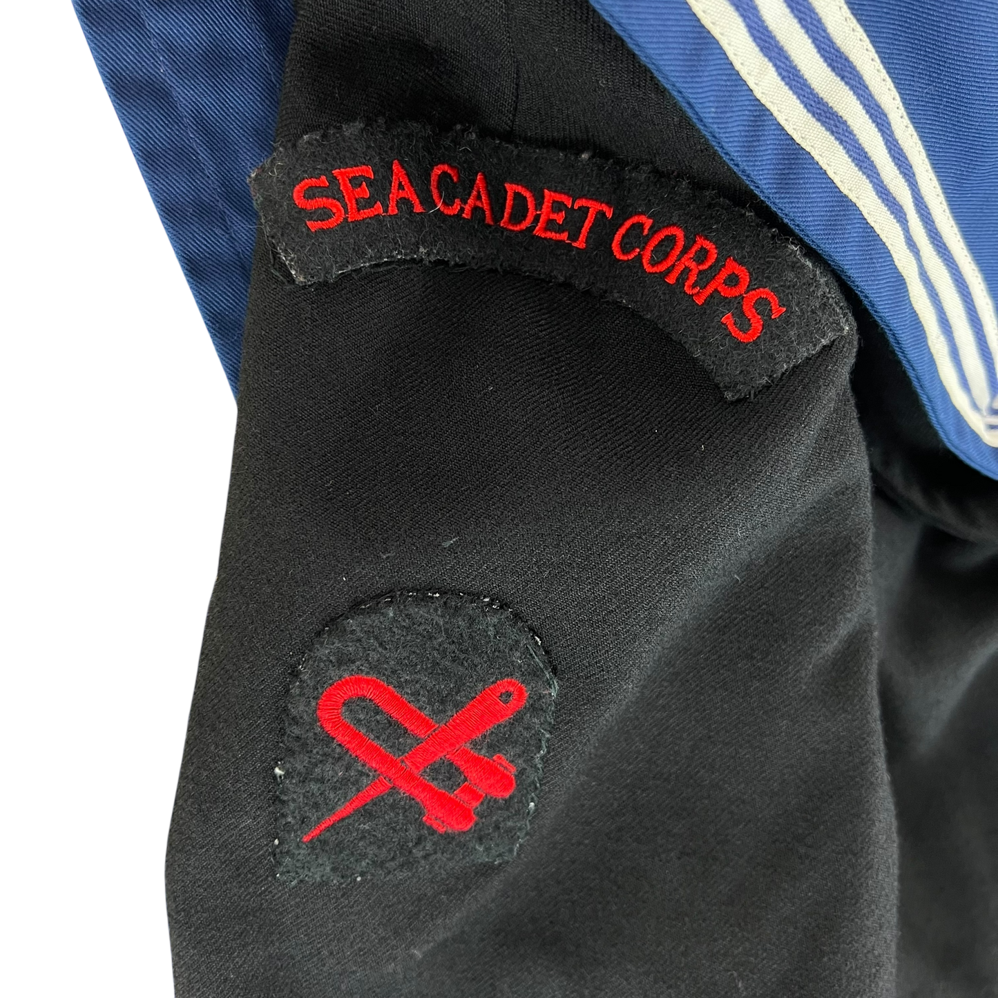 British Royal Navy 80s Class II Jumper Sailor's Top - Medium 182/100