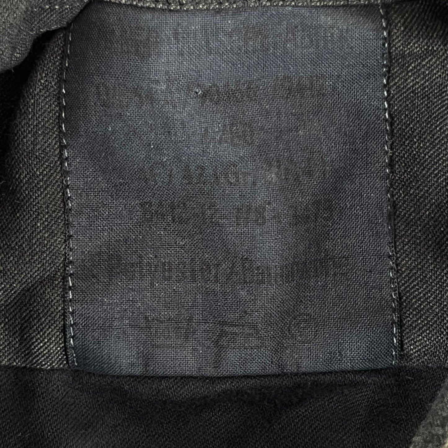 German Army Re-Dyed Black Long Sleeve Field Shirt - Large