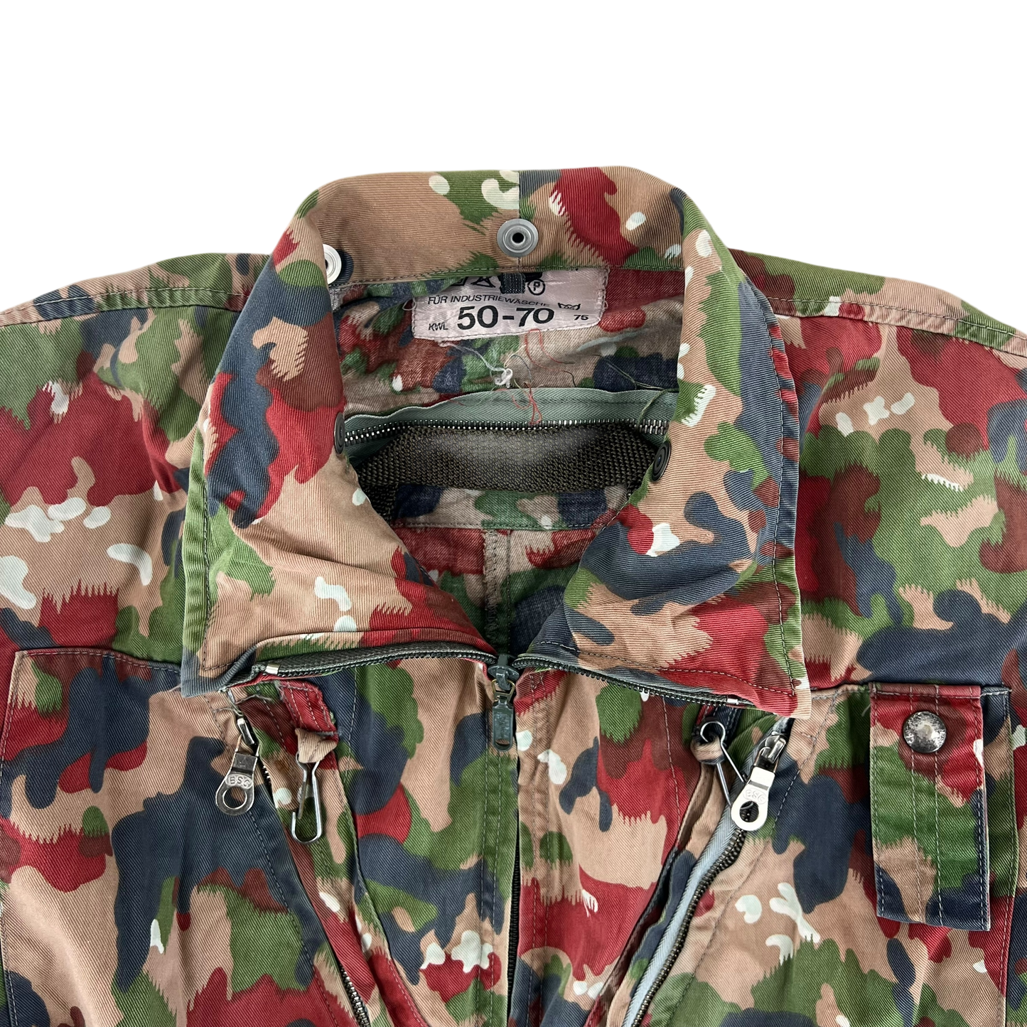 Swiss Army TAZ57 Alpenflage Camouflage Tanker Coveralls - Large