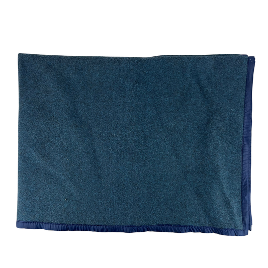 Romanian Army / Air Force Blue Wool Blanket