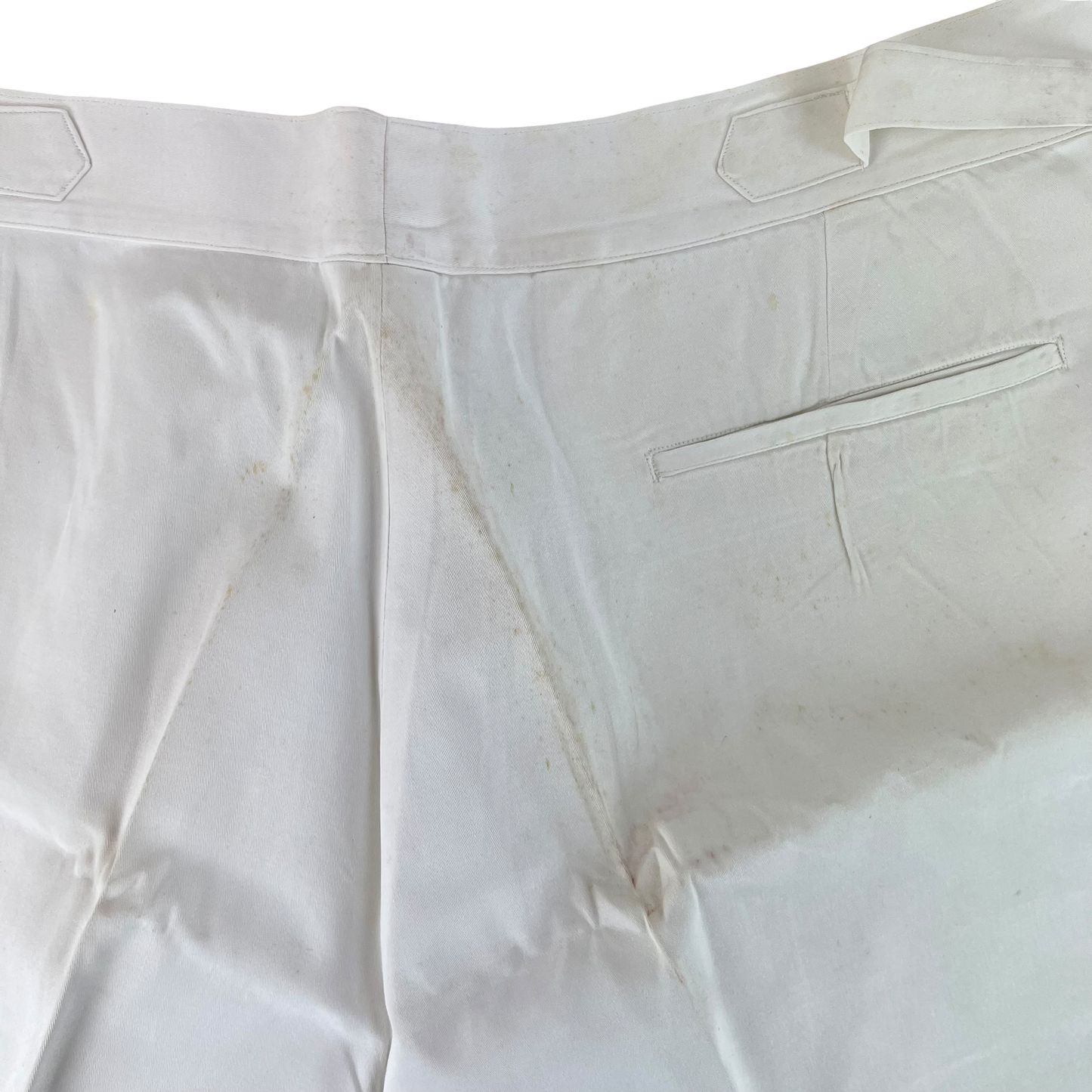 British Merchant Navy 50s Tropical White Shorts - W38