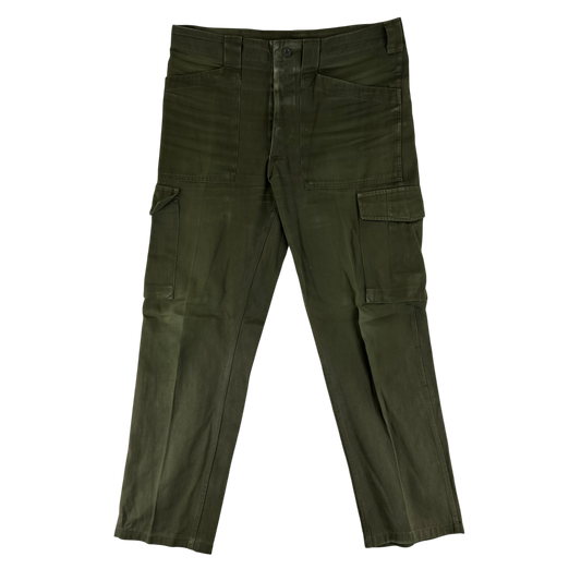 Austrian Army Olive Green Fatigue Trousers - W36 L30