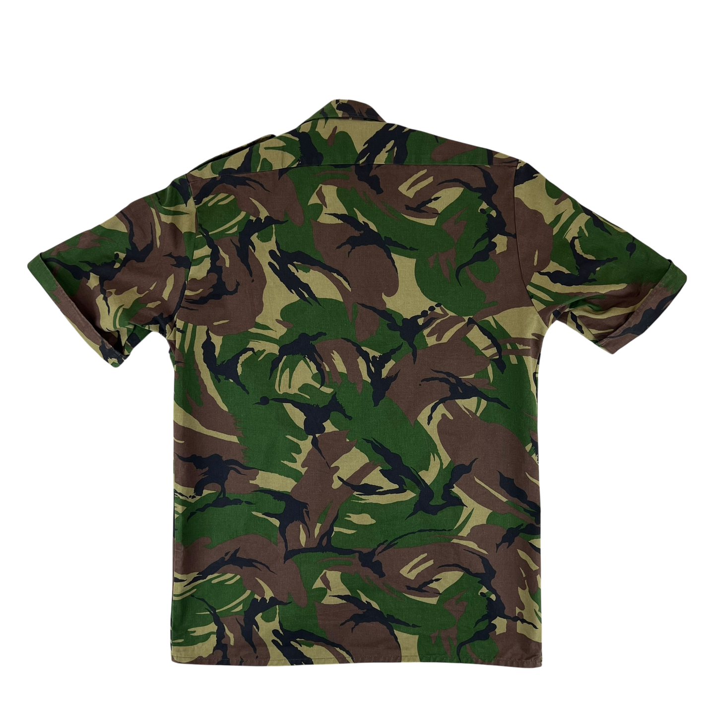 Dutch Army Field Shirt DPM Woodland Camouflage Short Sleeve - Large