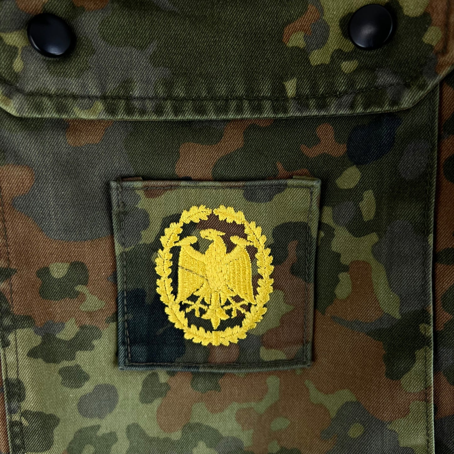 German Army Flecktarn Camouflage Long Sleeve Field Shirt - Medium GrNr 6