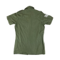British Army Mens Olive Green Cotton Shirt Short Sleeve - Large C41/43