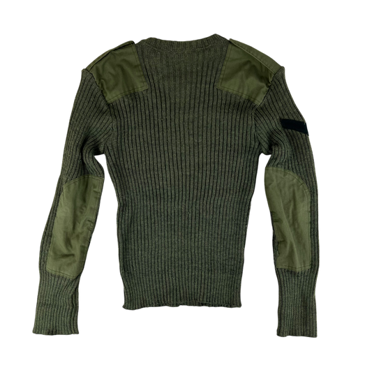British Army Olive Green Pullover Jumper - Medium 100cm