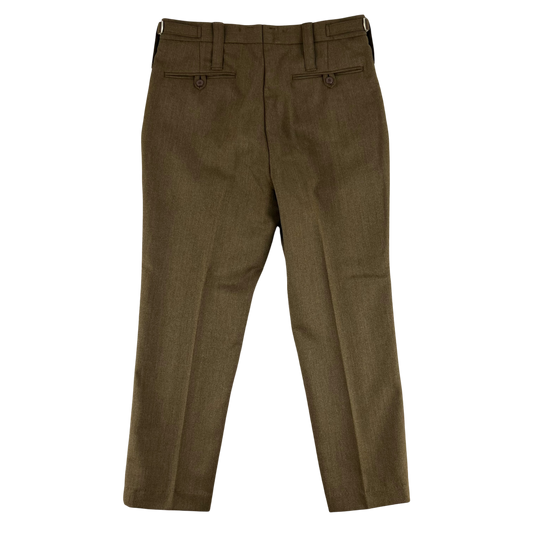 British Army No. 2 Dress Pure Wool Brown Trousers - All Sizes