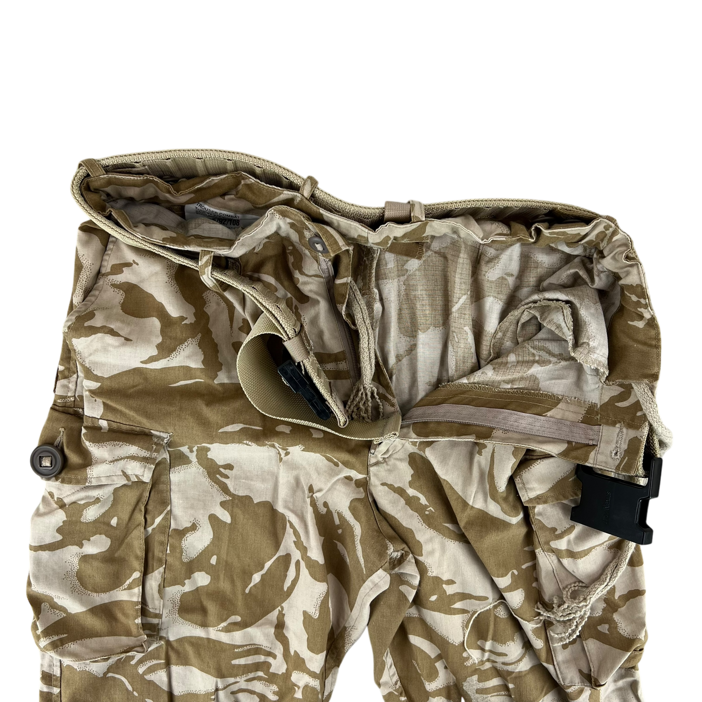 British Army Desert DPM Camouflage S95 Combat Trousers w/ Belt - W35 L32