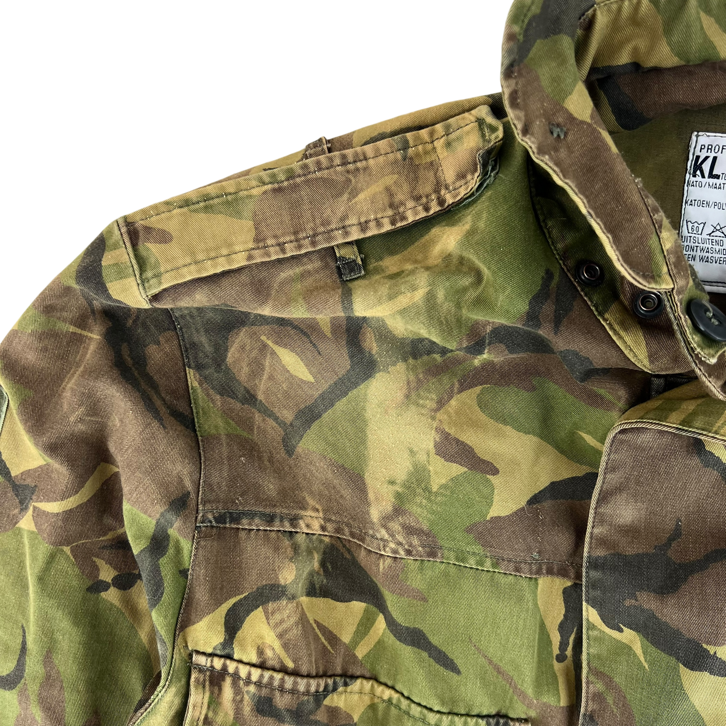 Dutch Army M93 DPM Woodland Camouflage Combat Jacket - Medium
