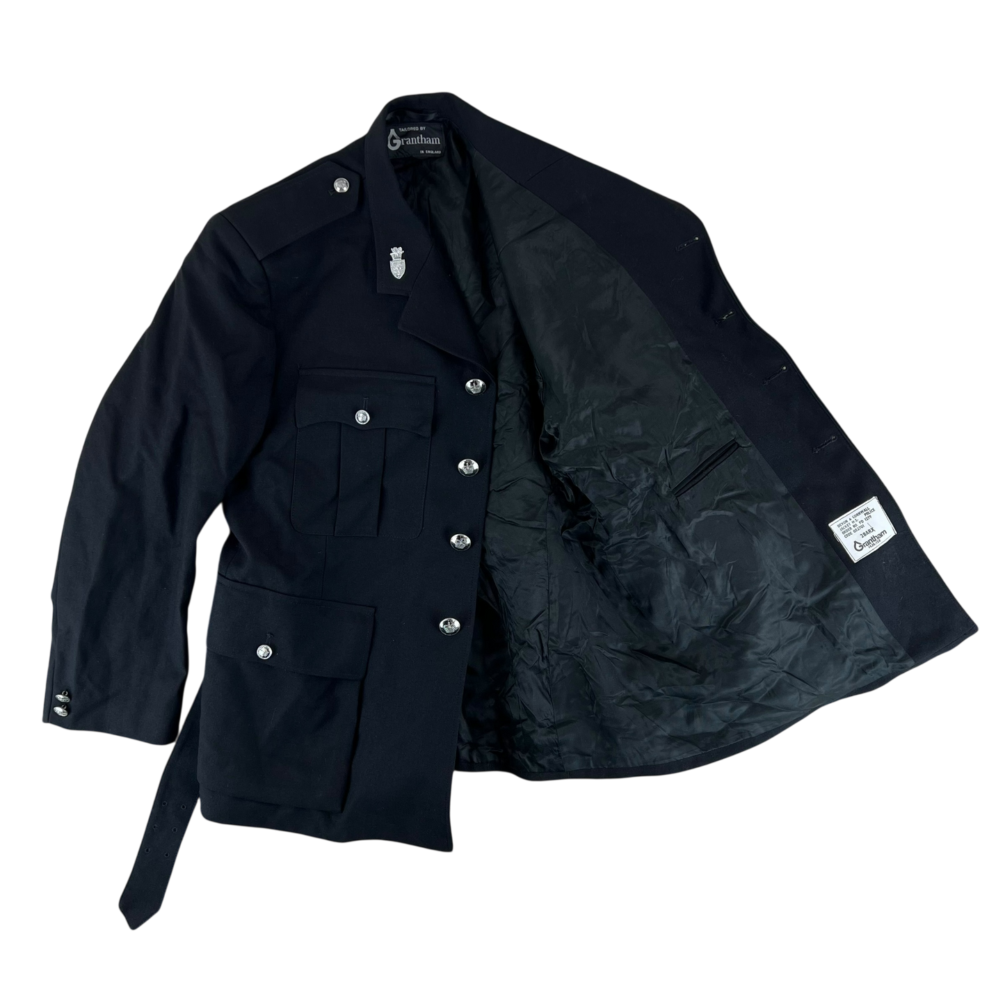 British Ministry of Defence Police Dress Jacket w/ Belt - Devon & Cornwall - Large