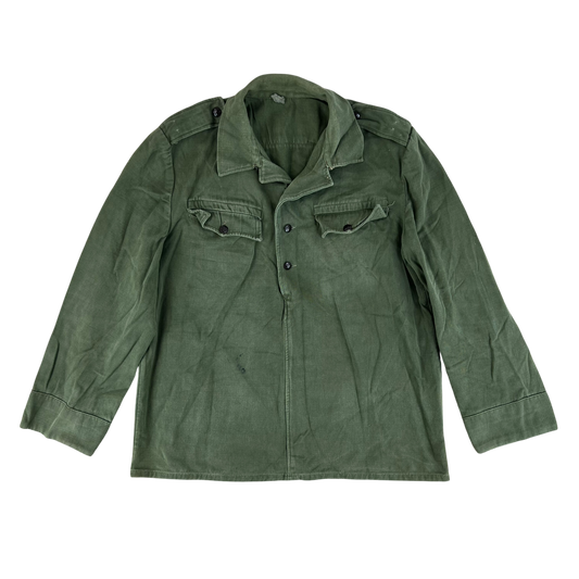 Bulgarian People's Army Olive Green Cossack Shirt - Large
