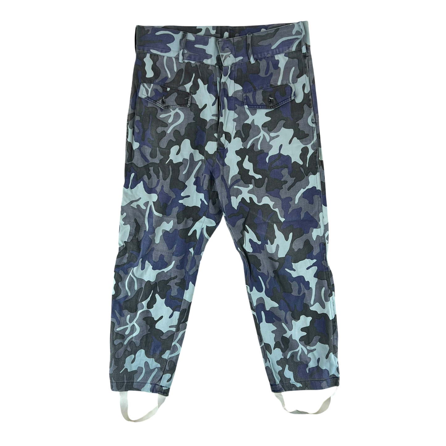 Romanian Army / Police M1990 Blue Leaf Camouflage Trousers - W35 L24.5