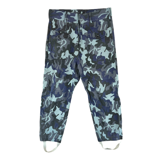 Romanian Army / Police M1990 Blue Leaf Camouflage Trousers - W35 L24.5