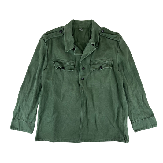 Bulgarian People's Army Olive Green Cossack Shirt - Large