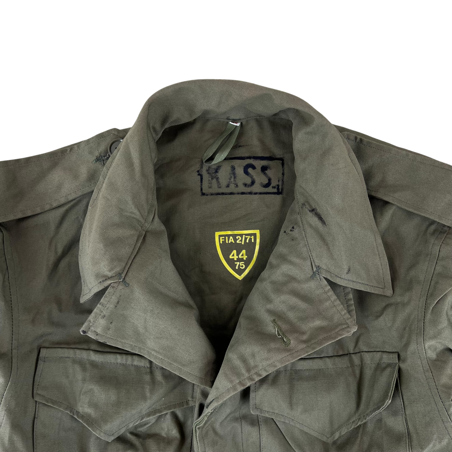 Norwegian Army 70s Olive Green Jacket - Medium