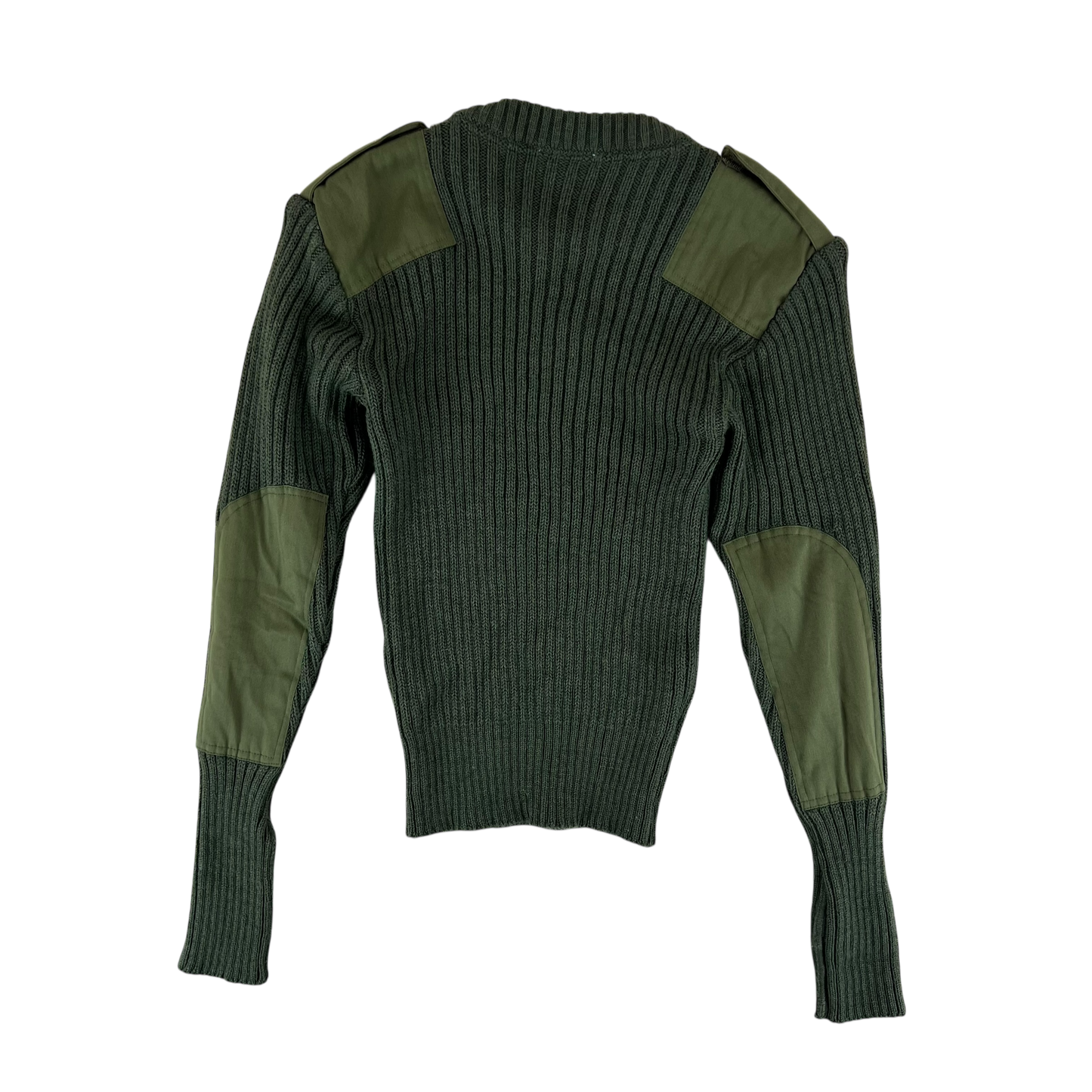 British Army Olive Green Pullover Jumper - Small 82cm