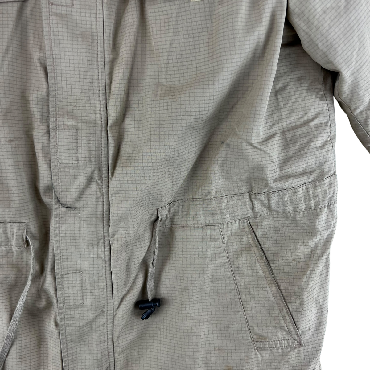 Romanian Army Tan Thermal Ripstop Parka Coat - Large