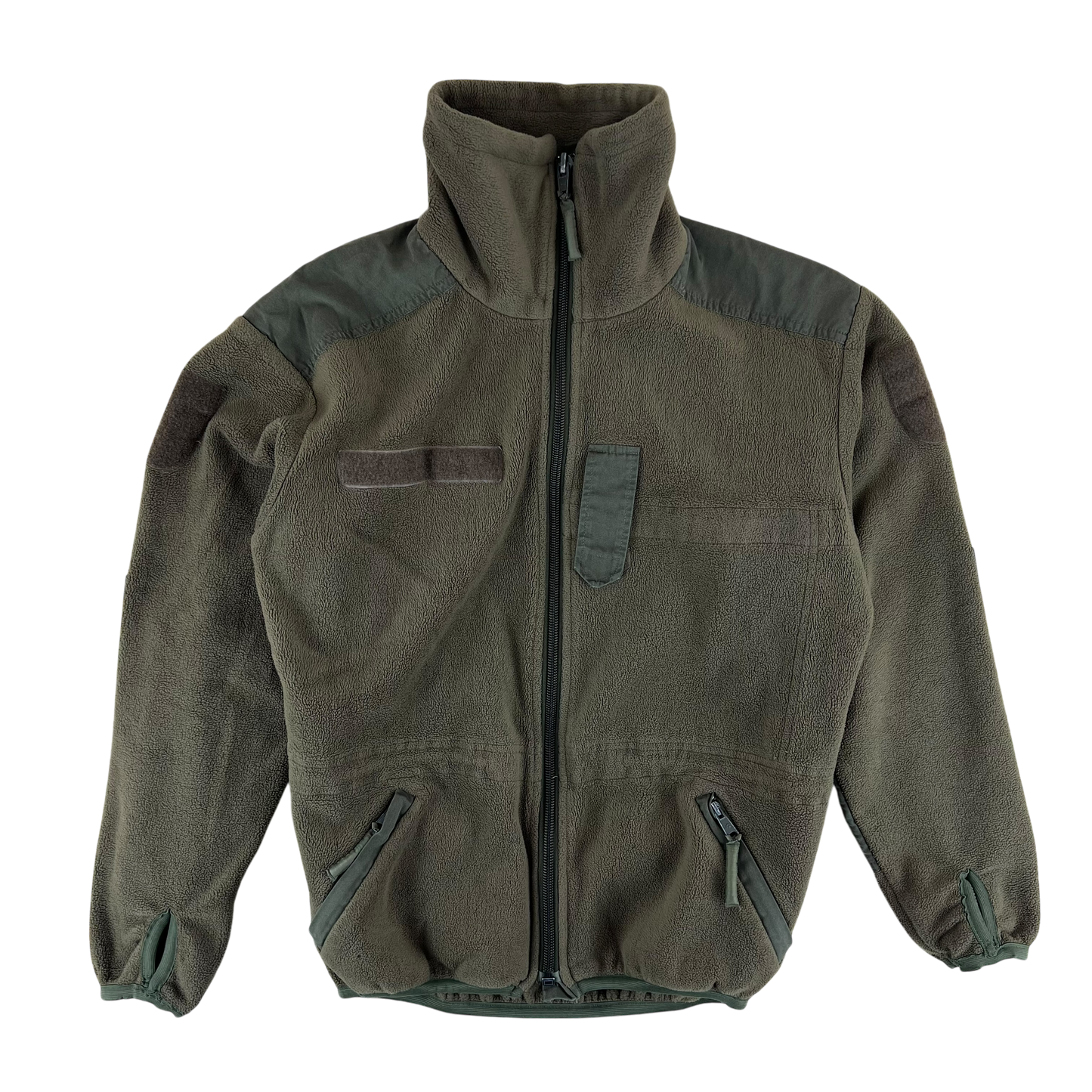 Austrian Army Olive Fleece Cardigan - Medium 96-100 III/IV