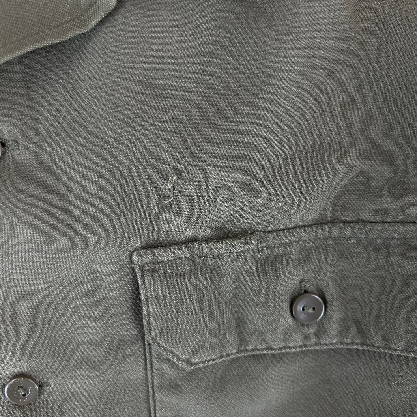 German Army Olive Green Long Sleeve Field Shirt - Medium GrNr 2
