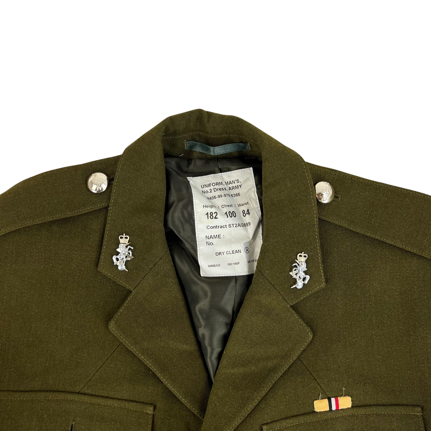British Army No. 2 Dress Khaki Jacket - REME - Medium 182/100