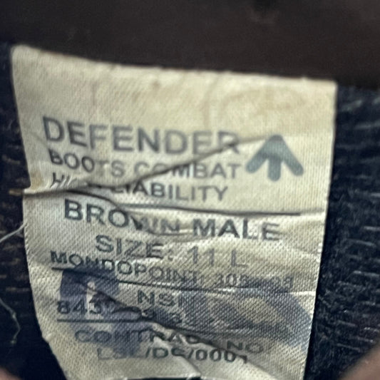 British Army Altberg Defender Brown Combat Boots - Size 11L