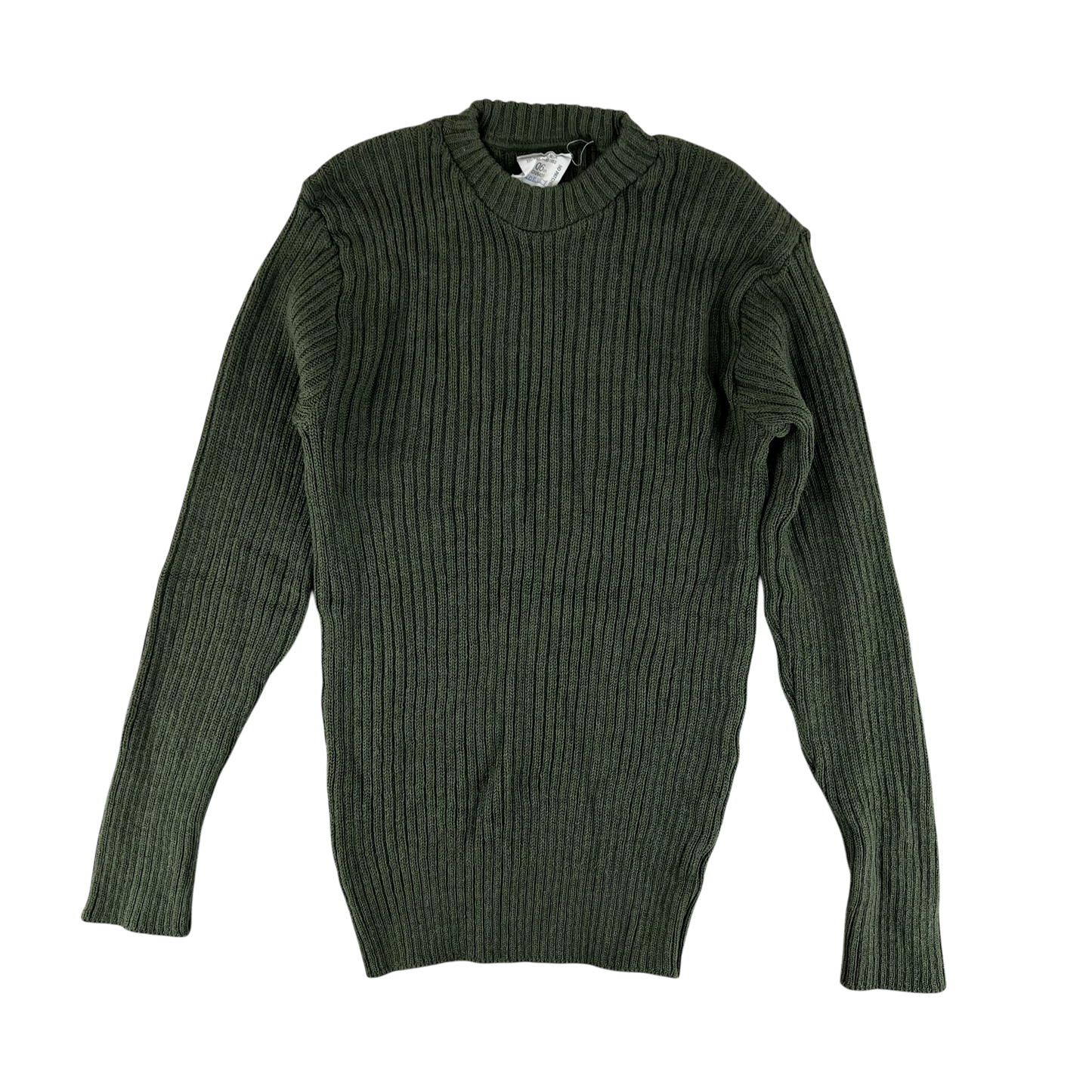 British Army Olive Green Pullover Jumper - Large 106cm