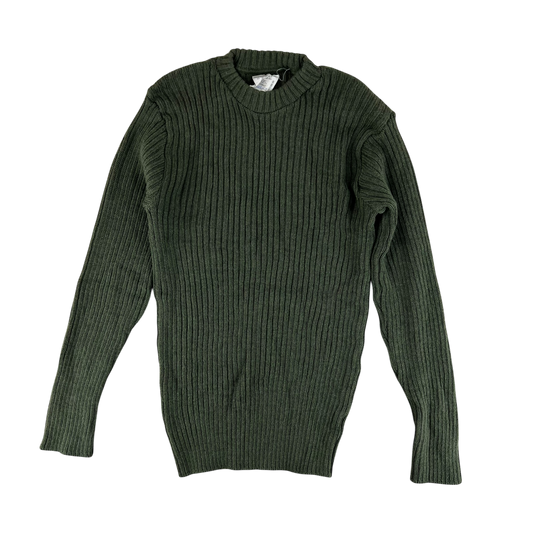 British Army Olive Green Pullover Jumper - Large 106cm