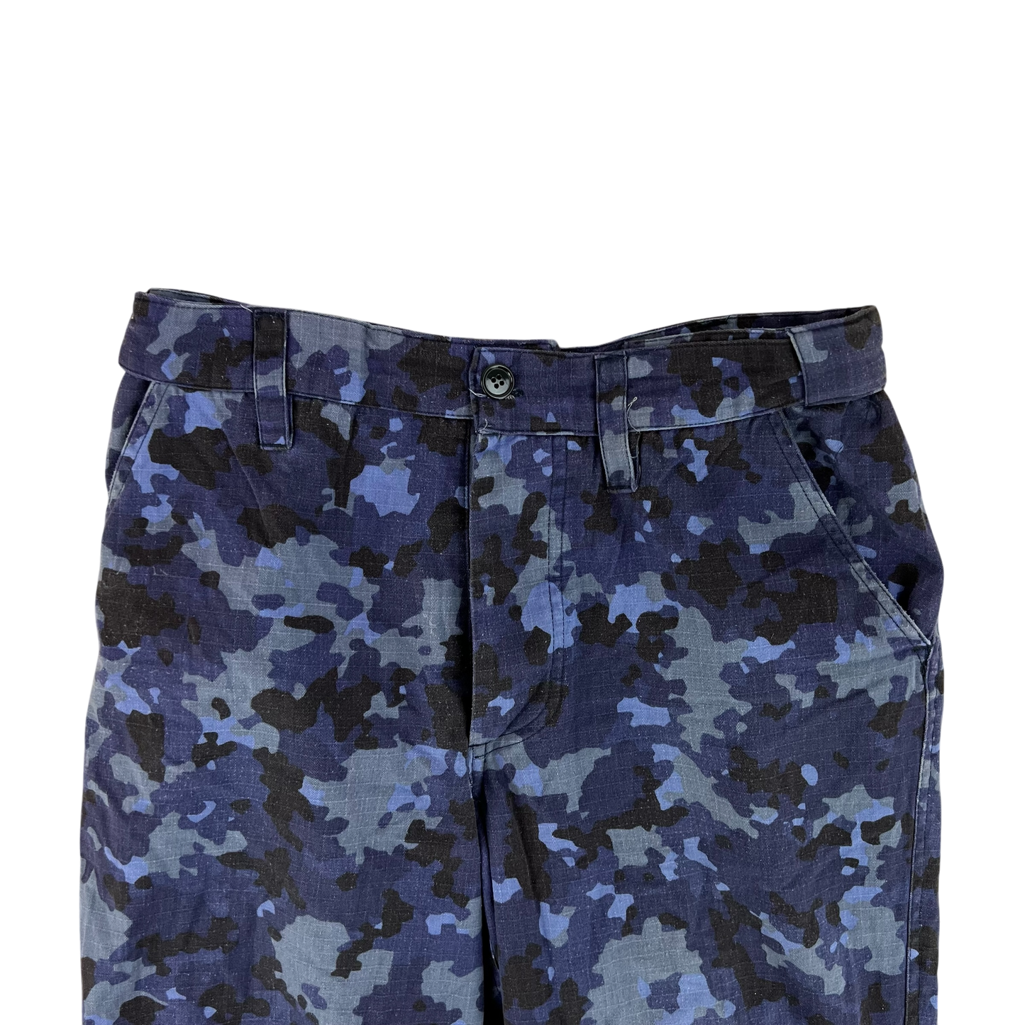Romanian Navy M2017 Blue Camouflage Ripstop Trousers - W33 L24
