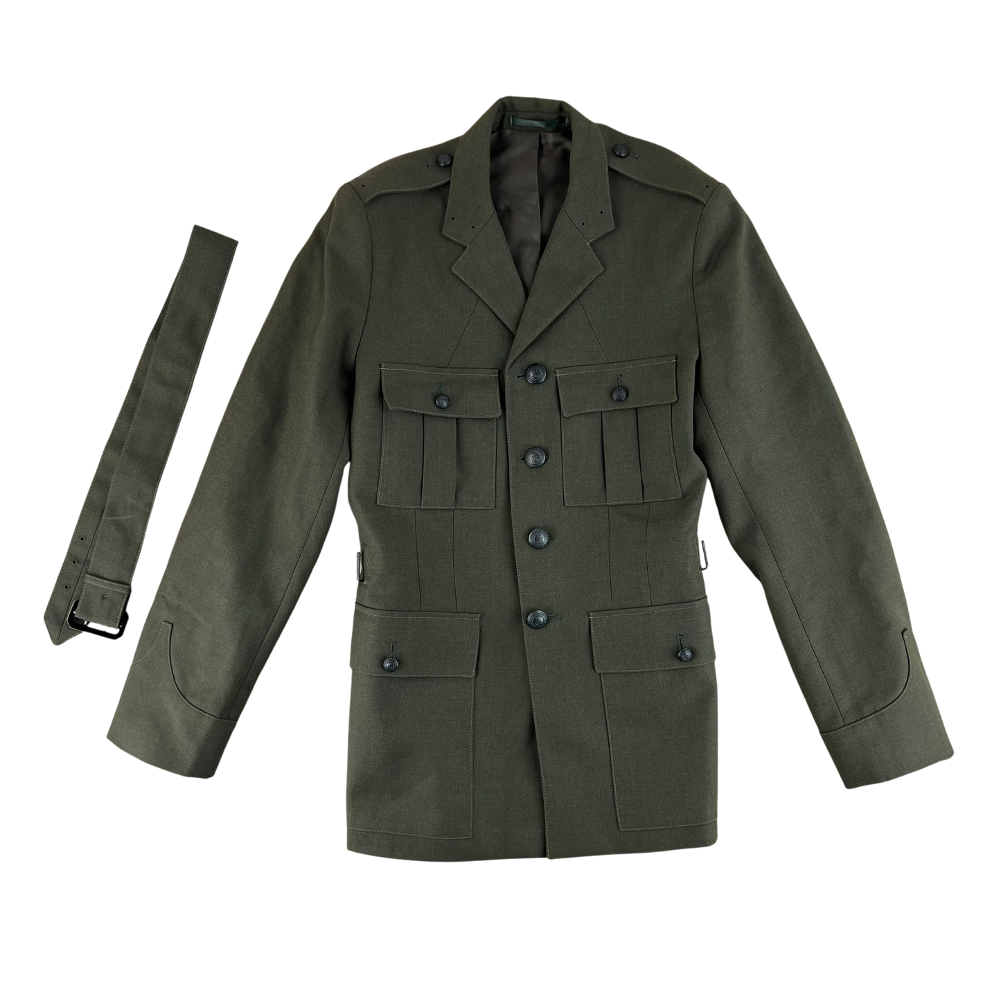 British Royal Marines Lovat No. 1B / 1C Dress Jacket w/ Belt - Medium 182/100