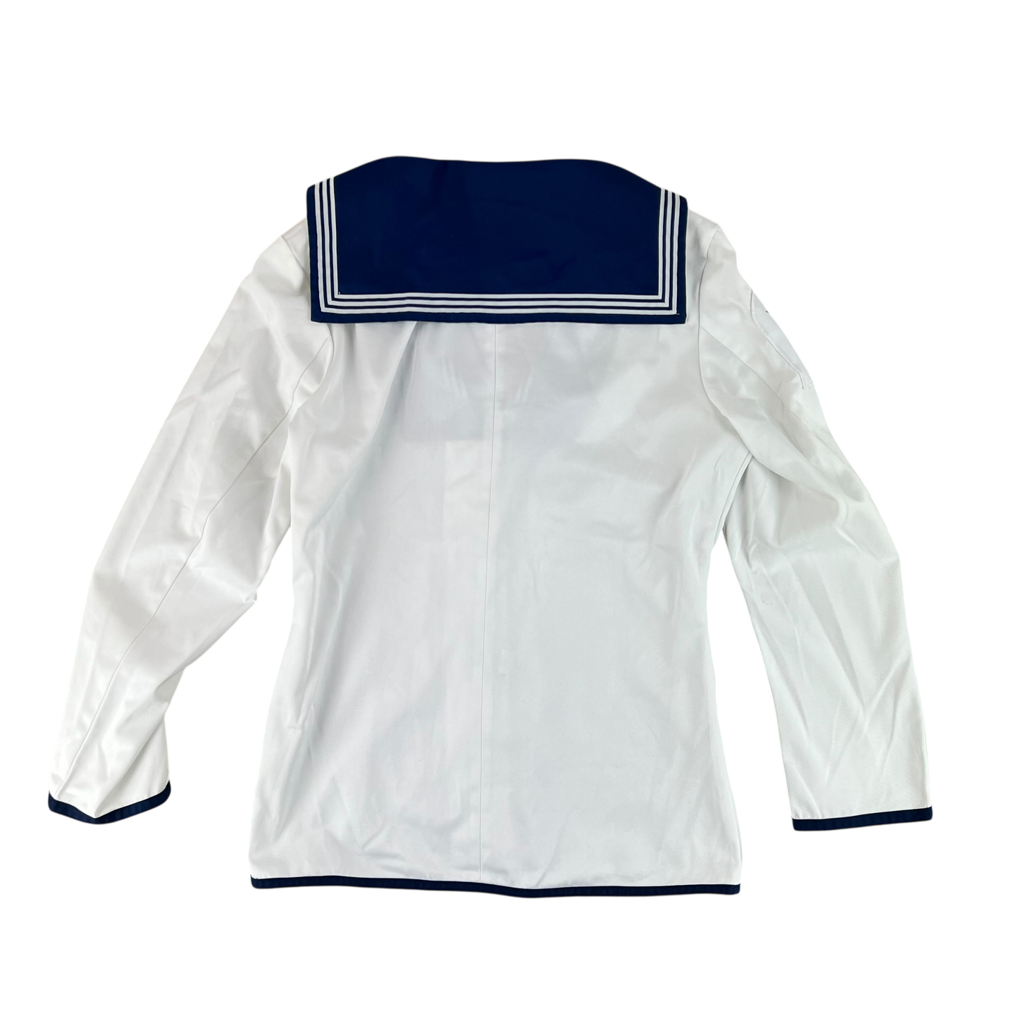 British Royal Navy Class II White Jumper Sailor's Top - Medium 182/100