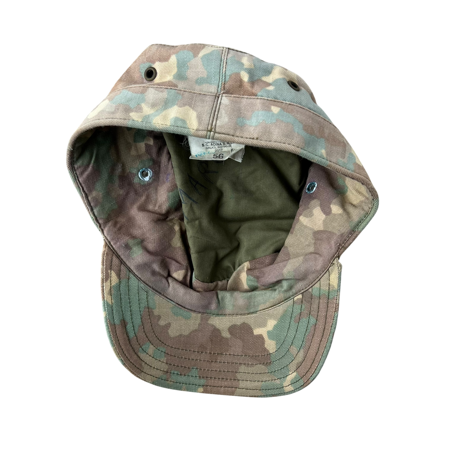 Romanian Army M2017 Woodland Camouflage Cap - Small 56cm