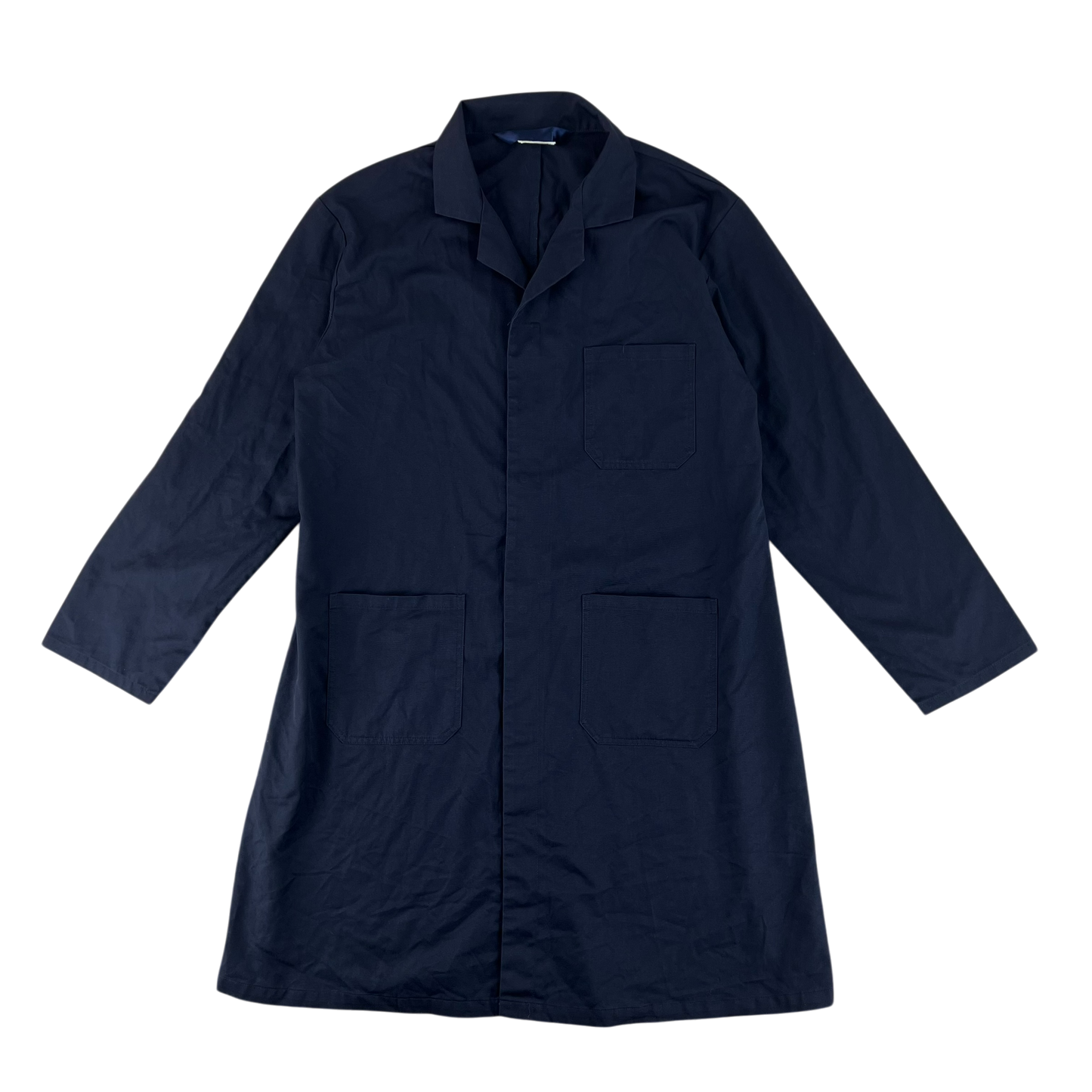 British Royal Navy Blue Dust Coat Overall - Medium