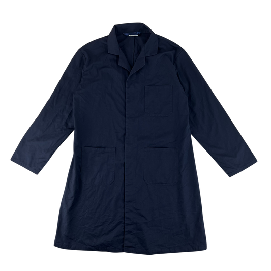 British Royal Navy Blue Dust Coat Overall - Medium