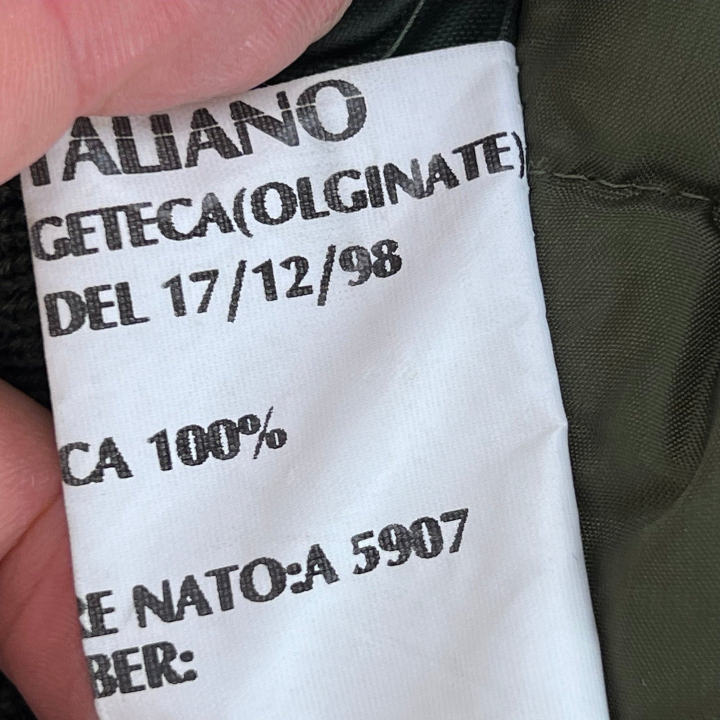 Italian Army Roma 75 Olive Green Drab Parka w/ Winter Liner - X Large