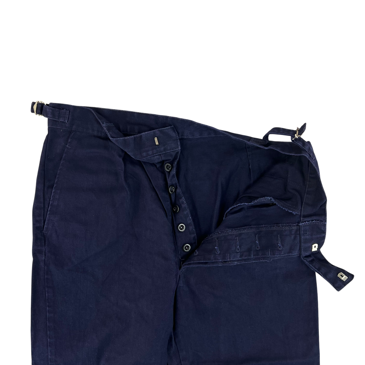 British Royal Navy Cotton Working Dress Trousers - W33 L31