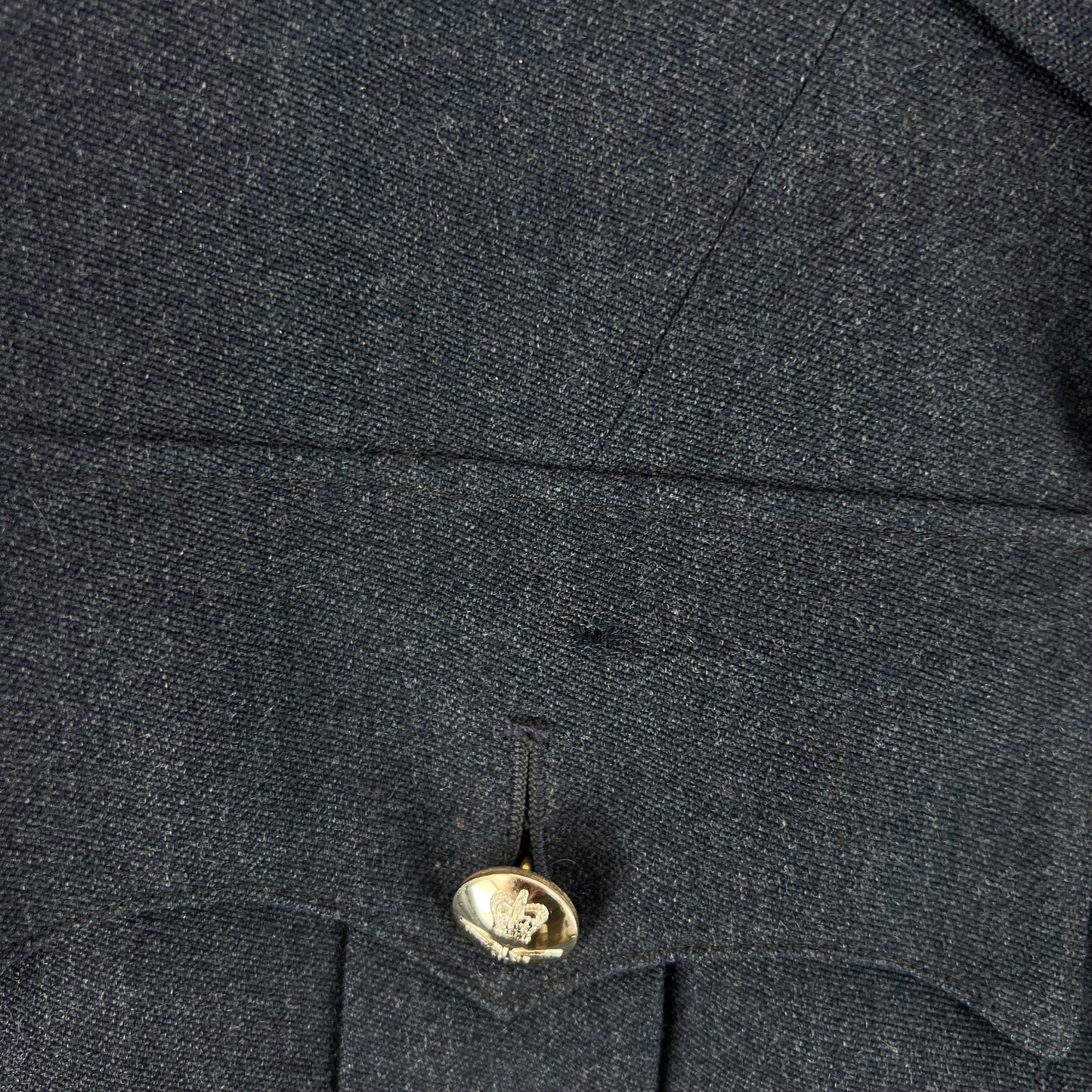 British Royal Air Force 70s No. 1 Dress Jacket w/ Belt - Medium