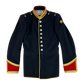 British Army Blues & Royals Tunic - RHG 1st D Bandmans and Trumpeter - Small