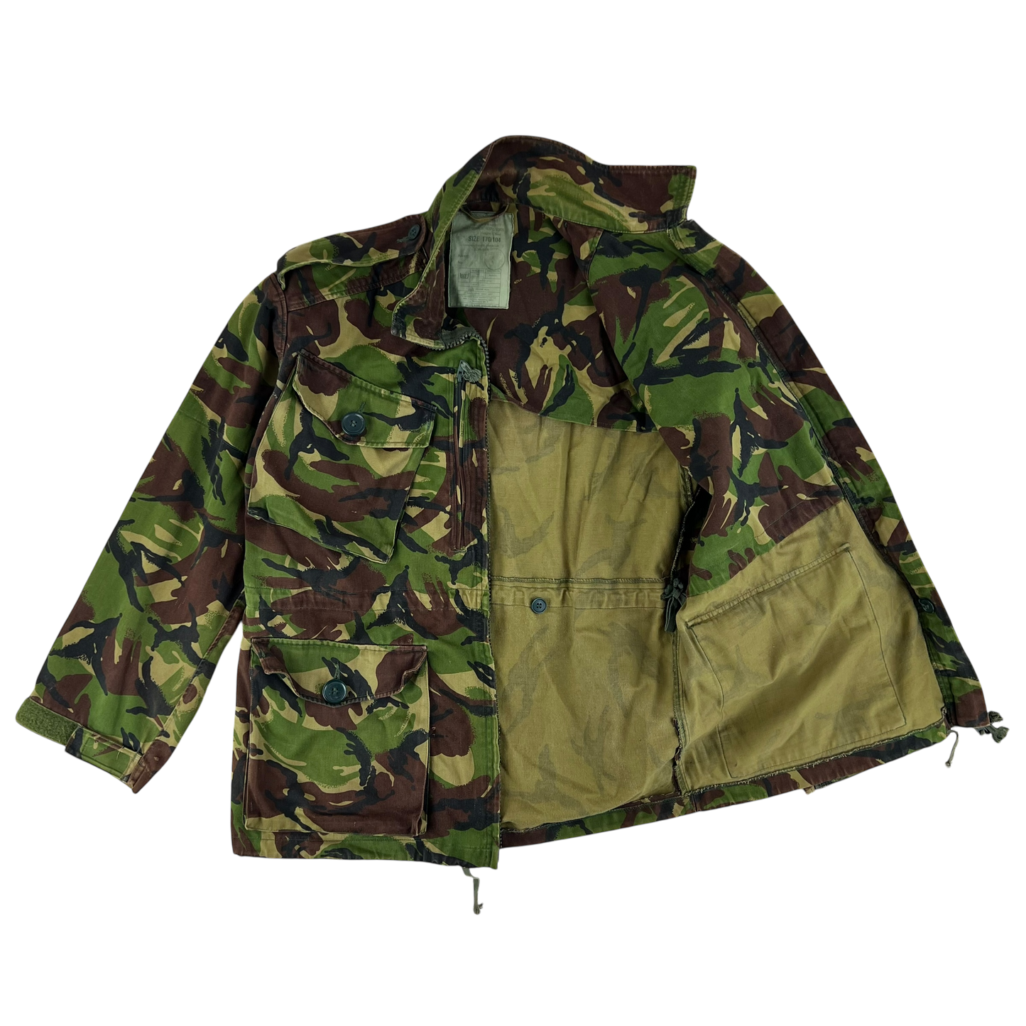 British Army 84 Pattern Woodland DPM Camo Combat Smock - Large 170/104