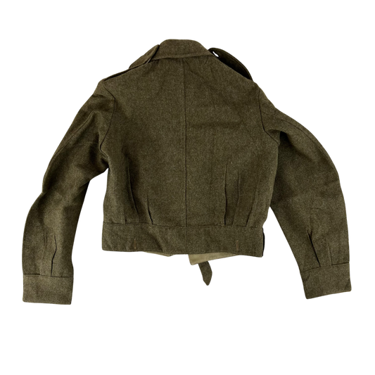 British Army 50s Khaki Ike 1949 Pattern Battle Dress Jacket - Small SIZE 7