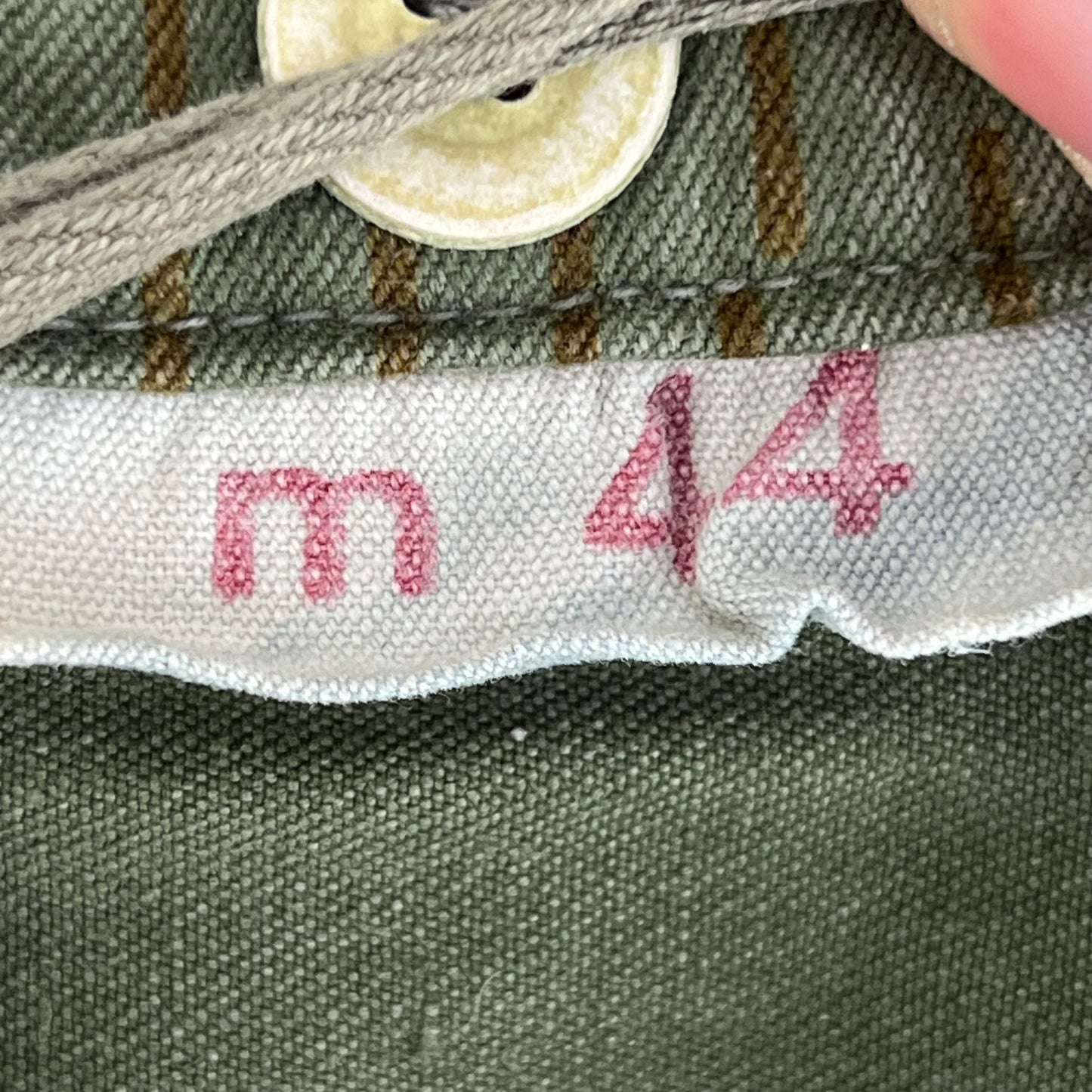 East German Army NVA DDR Raindrop Strichmuster Camouflage Jacket - Medium m44