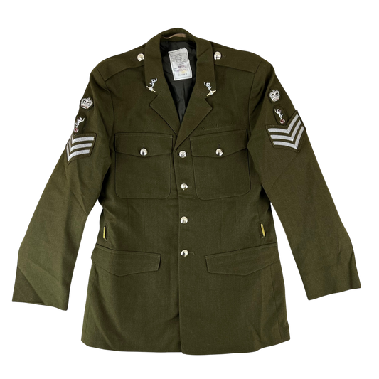 British Army 1980 Pattern No. 2 Olive Green Dress Jacket - Royal Signals - Medium 180/104
