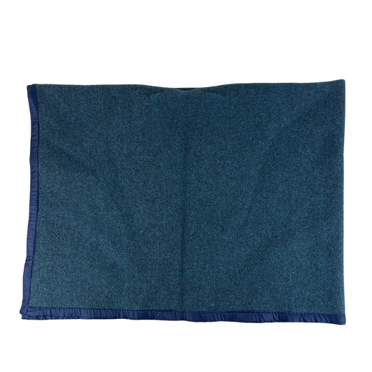 Romanian Army / Air Force Blue Wool Blanket