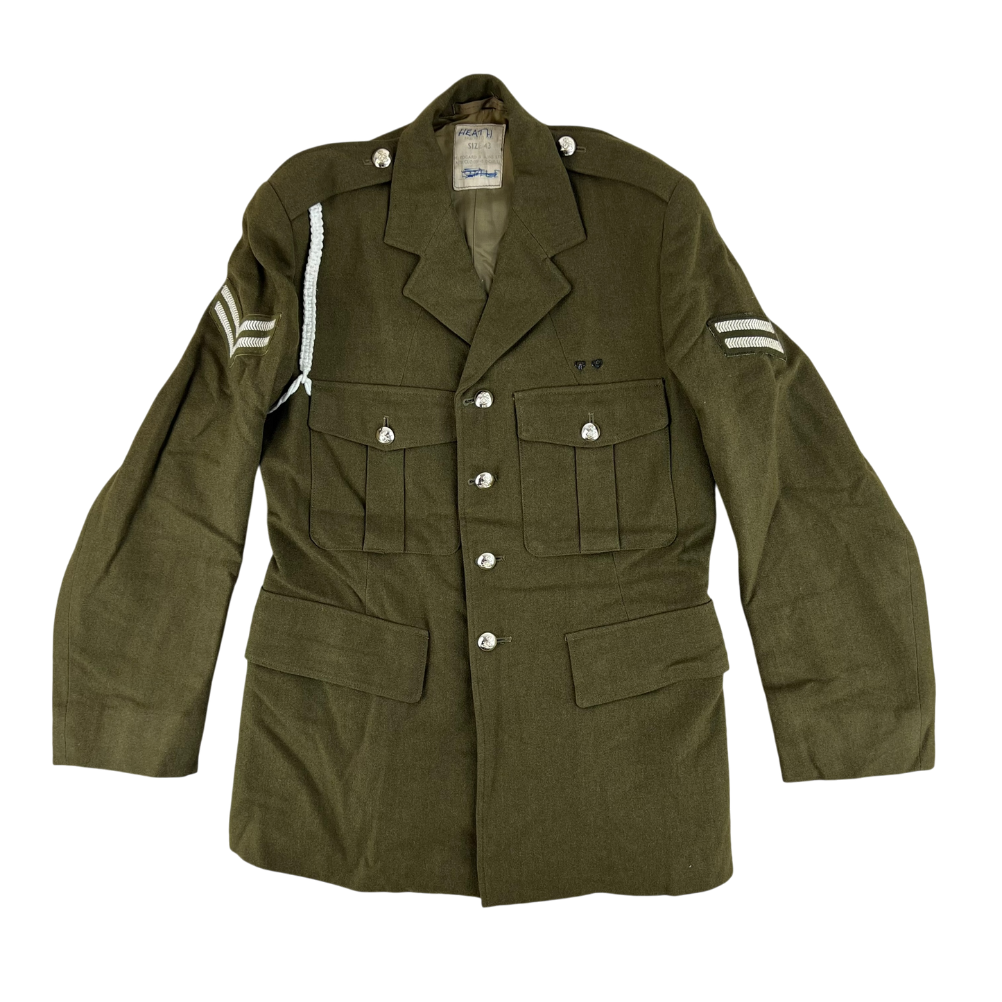 British Army No. 2 Khaki Green Dress Jacket - Royal Artillery - Medium